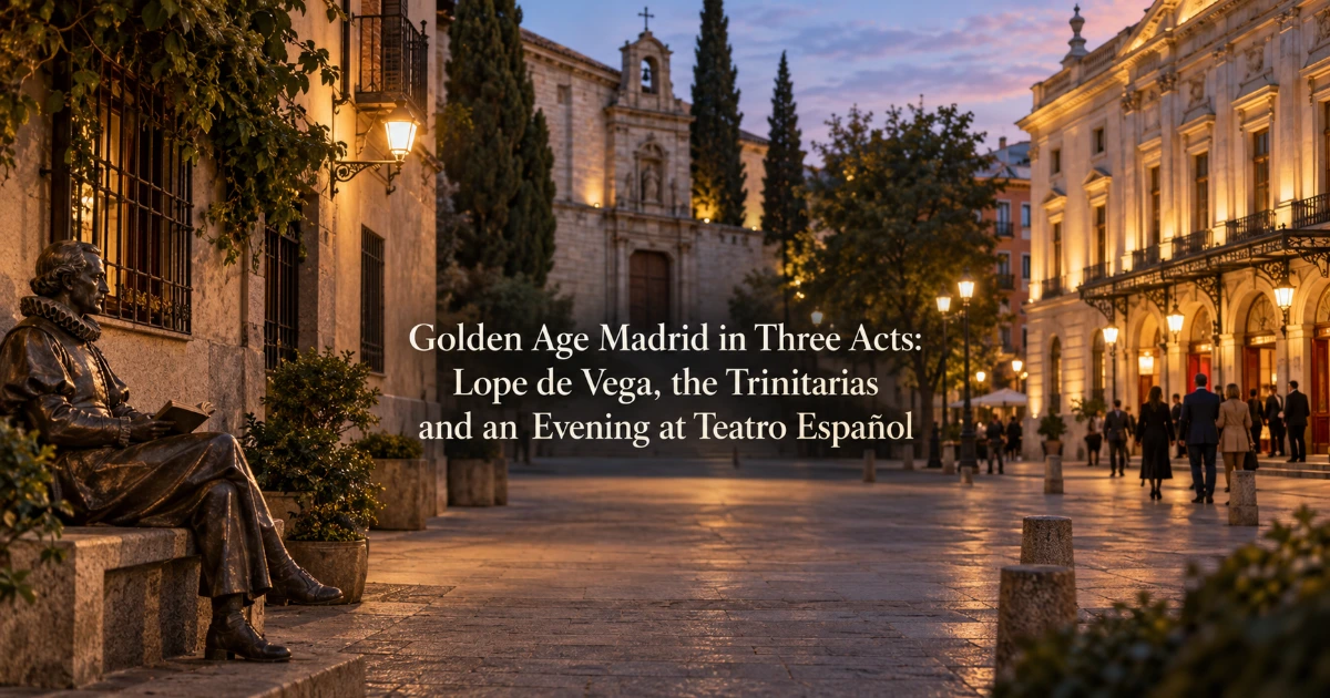 madrid — Golden Age Madrid in Three Acts: Lope de Vega, the Trinitarias and an Evening at Teatro Español