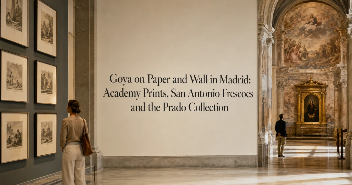 madrid — Goya on Paper and Wall in Madrid: Academy Prints, San Antonio Frescoes and the Prado Collection