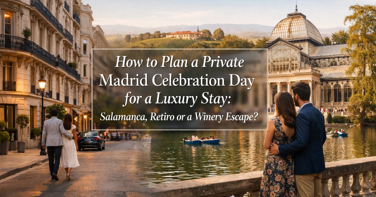 madrid — How to Plan a Private Madrid Celebration Day for a Luxury Stay: Salamanca, Retiro or a Winery Escape?