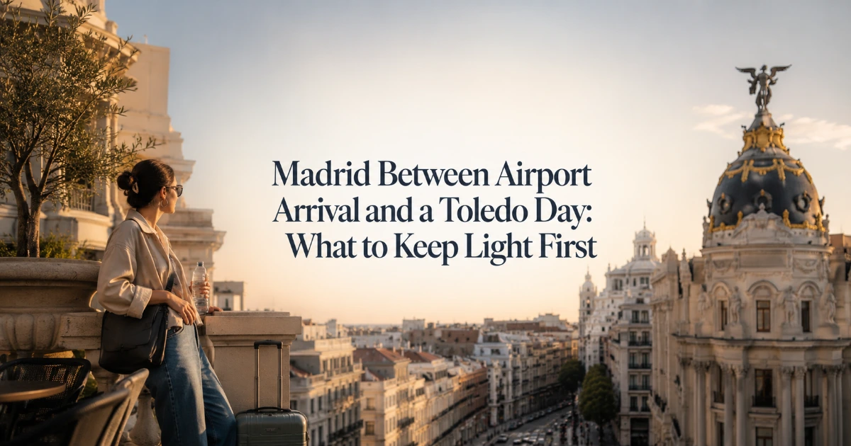 Madrid — Madrid Between Airport Arrival and a Toledo Day: What to Keep Light First