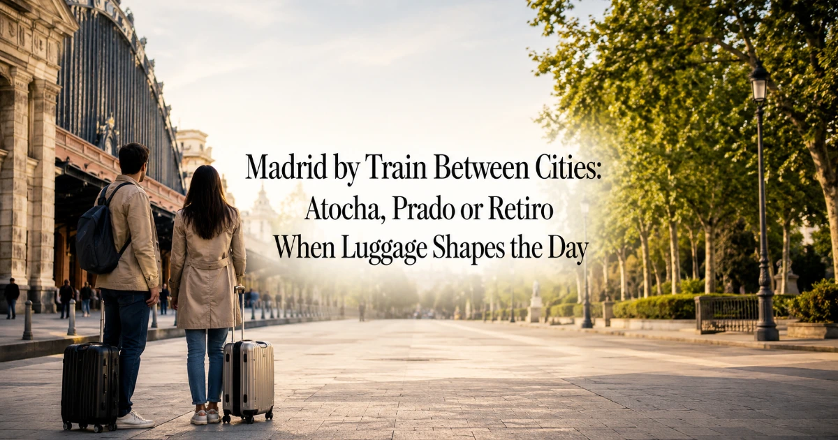 Madrid — Madrid by Train Between Cities: Atocha, Prado or Retiro When Luggage Shapes the Day