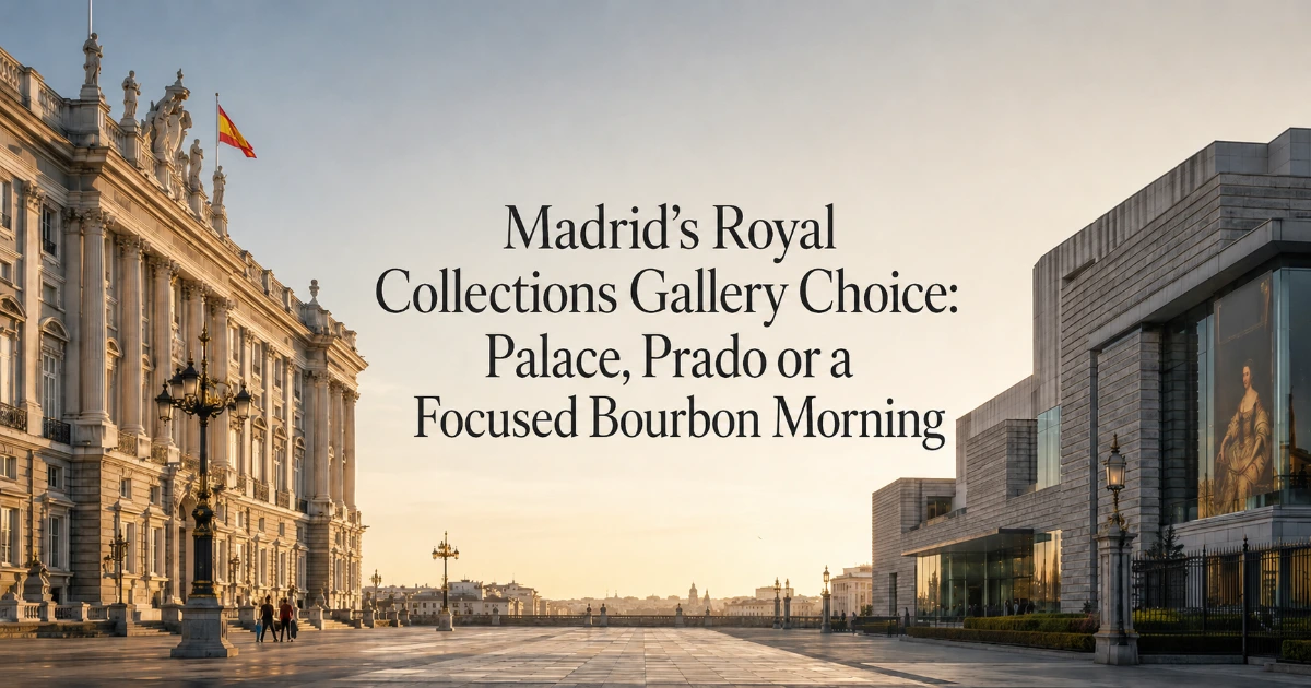 Madrid — Madrid’s Royal Collections Gallery Choice: Palace, Prado or a Focused Bourbon Morning