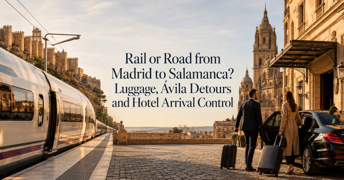 Madrid — Rail or Road from Madrid to Salamanca? Luggage, Ávila Detours and Hotel Arrival Control