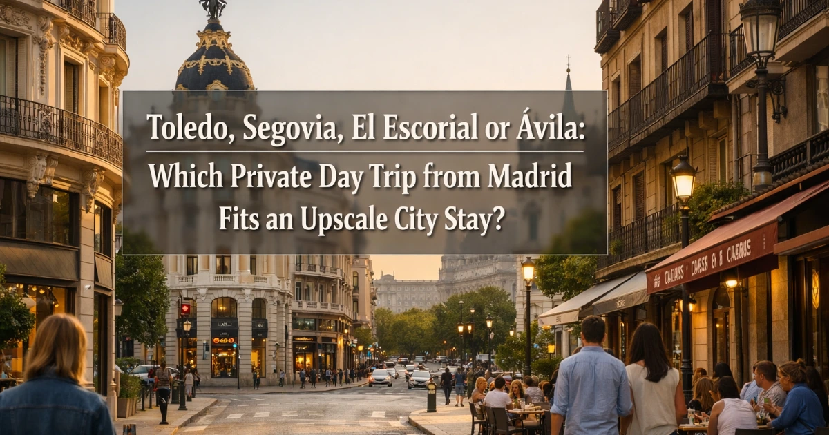 madrid — Toledo, Segovia, El Escorial or Ávila: Which Private Day Trip from Madrid Fits an Upscale City Stay?