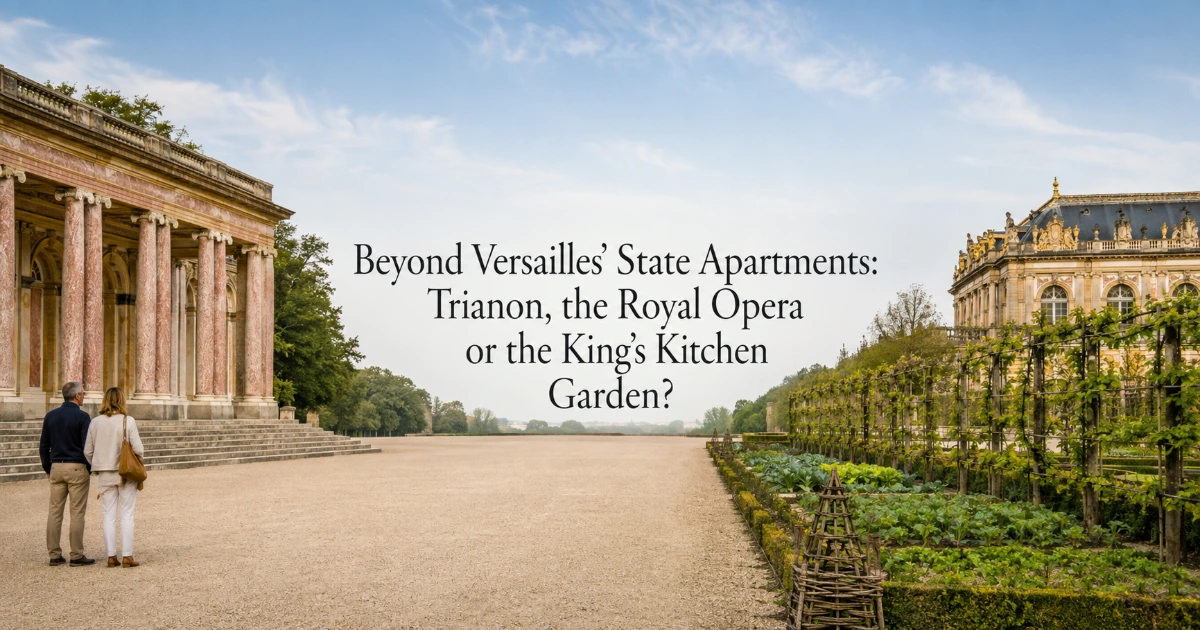 paris — Beyond Versailles’ State Apartments: Trianon, the Royal Opera or the King’s Kitchen Garden?