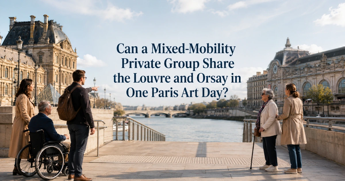 Paris — Can a Mixed-Mobility Private Group Share the Louvre and Orsay in One Paris Art Day?