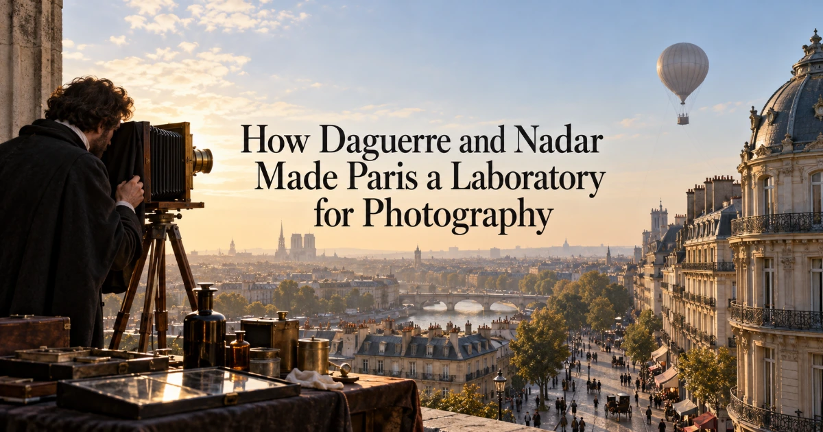 paris — How Daguerre and Nadar Made Paris a Laboratory for Photography