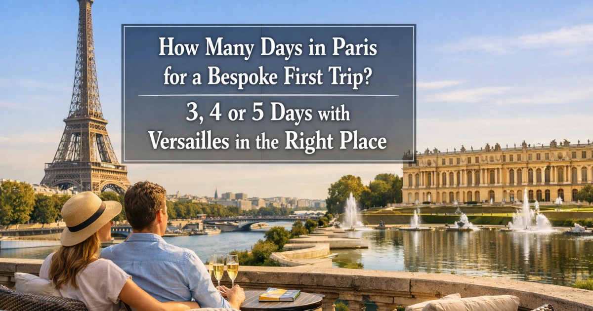 paris — How Many Days in Paris for a Bespoke First Trip? 3, 4 or 5 Days with Versailles in the Right Place