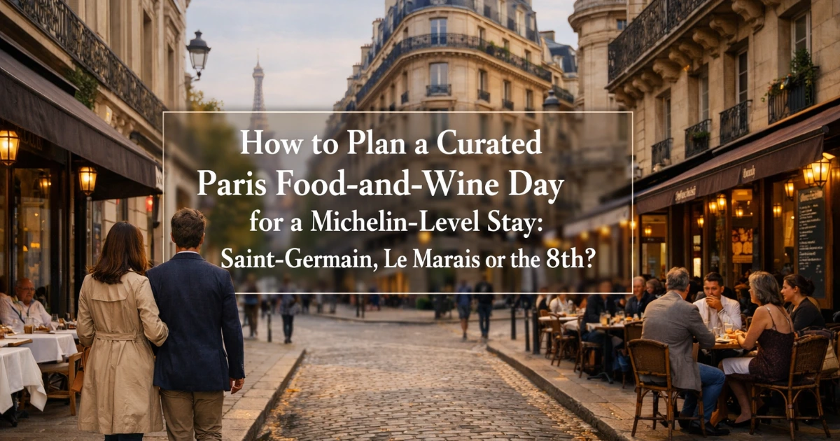 paris — How to Plan a Curated Paris Food-and-Wine Day for a Michelin-Level Stay: Saint-Germain, Le Marais or the 8th?