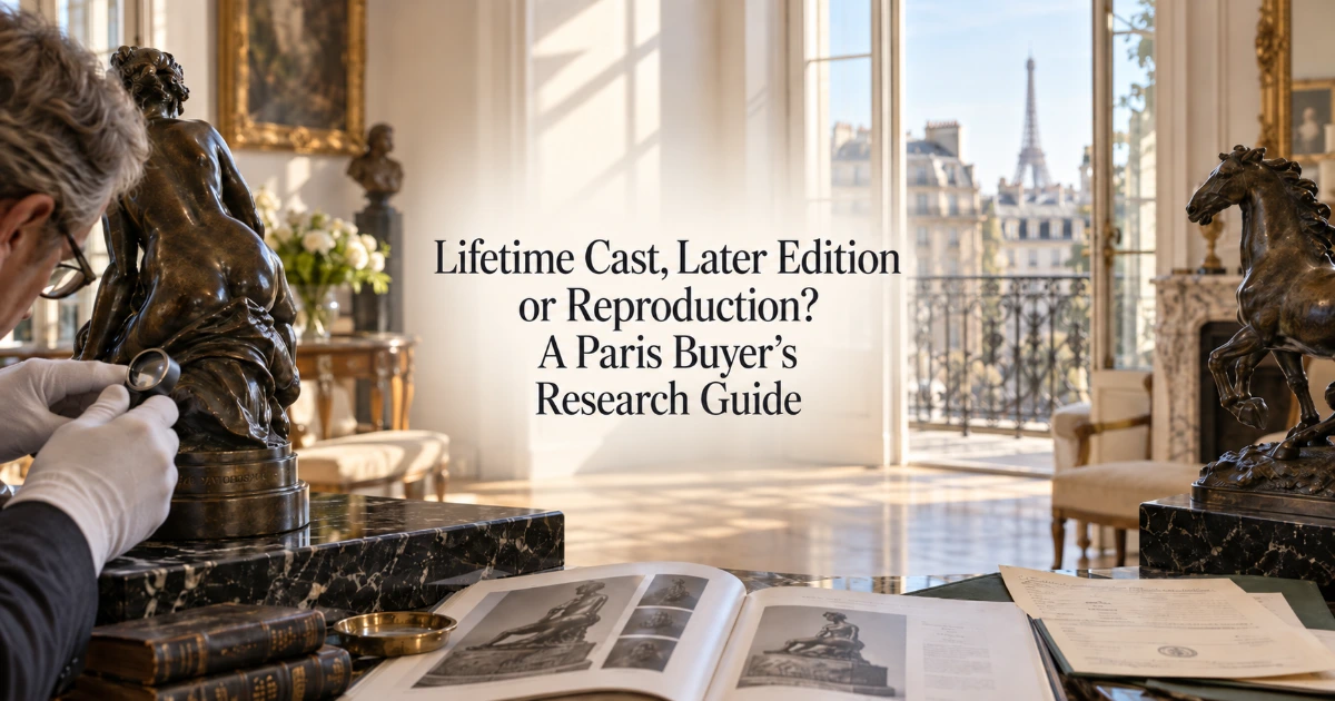 Paris — Lifetime Cast, Later Edition or Reproduction? A Paris Bronze Buyer's Research Guide