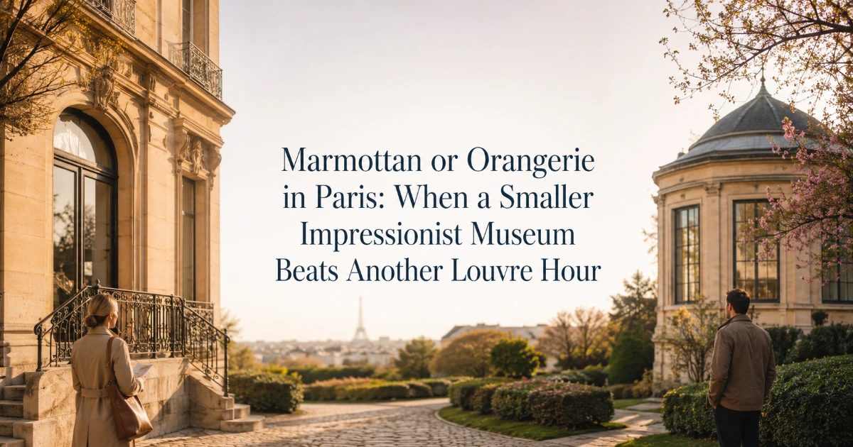 Paris — Marmottan or Orangerie in Paris: When a Smaller Impressionist Museum Beats Another Louvre Hour