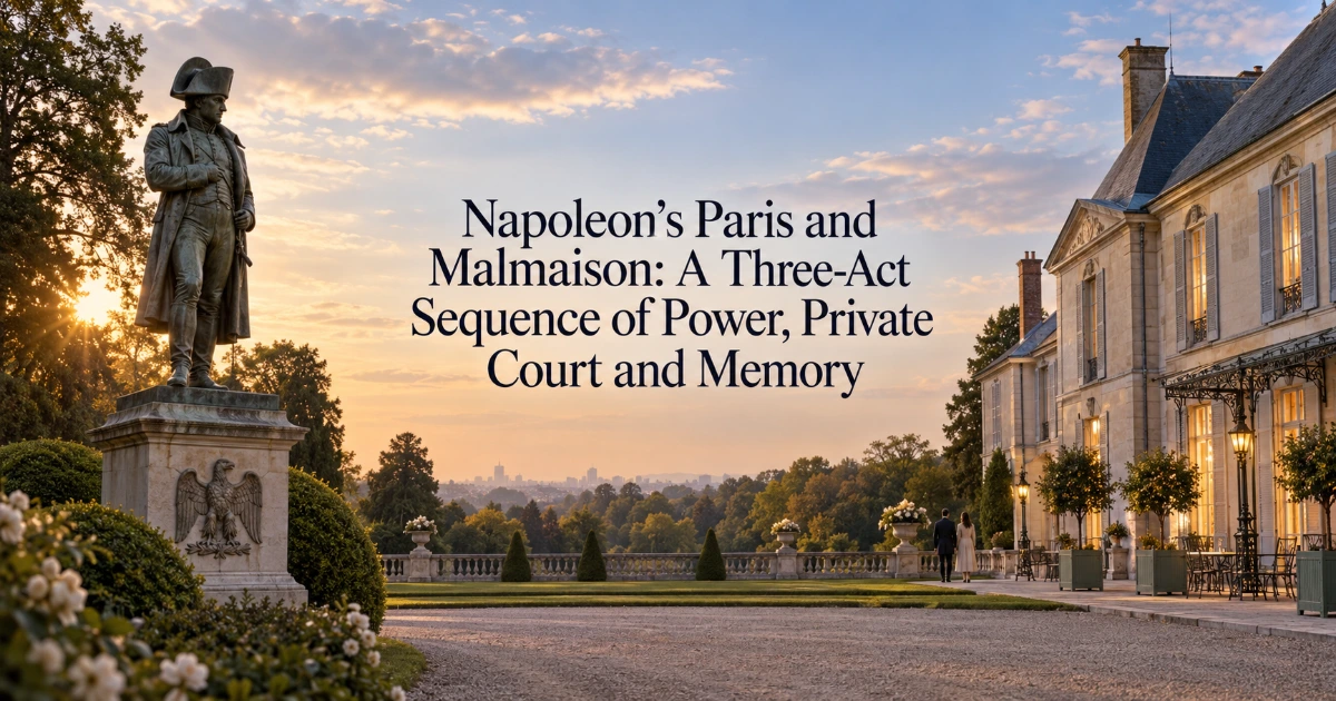 paris — Napoleon’s Paris and Malmaison: A Three-Act Sequence of Power, Private Court and Memory