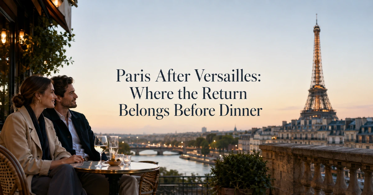 Paris — Paris After Versailles: Where the Return Belongs Before Dinner