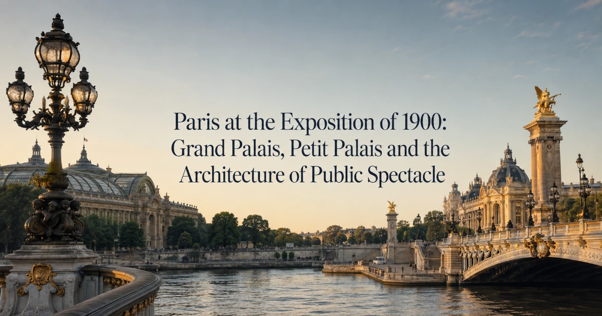 Paris — Paris at the Exposition of 1900: Grand Palais, Petit Palais and the Architecture of Public Spectacle