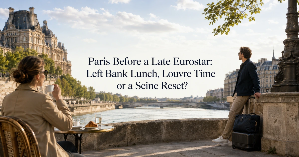 Paris — Paris Before a Late Eurostar: Left Bank Lunch, Louvre Time or a Seine Reset?