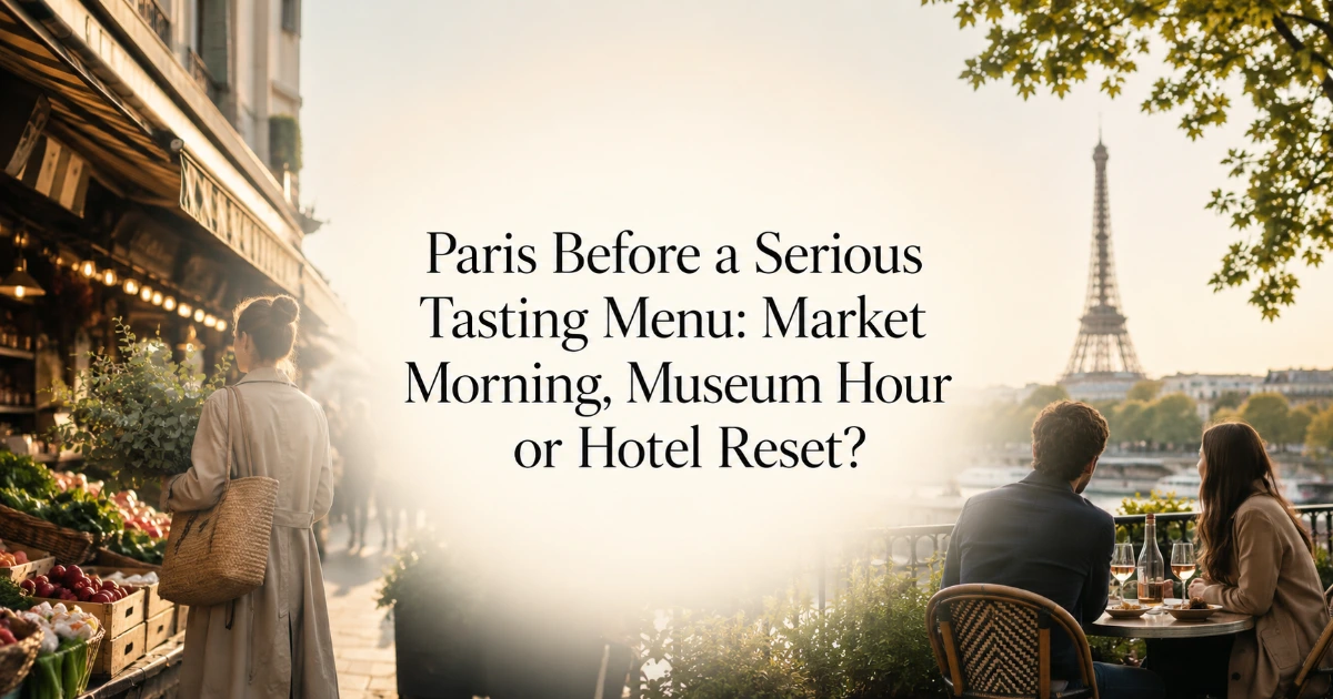 Paris — Paris Before a Serious Tasting Menu: Market Morning, Museum Hour or Hotel Reset?