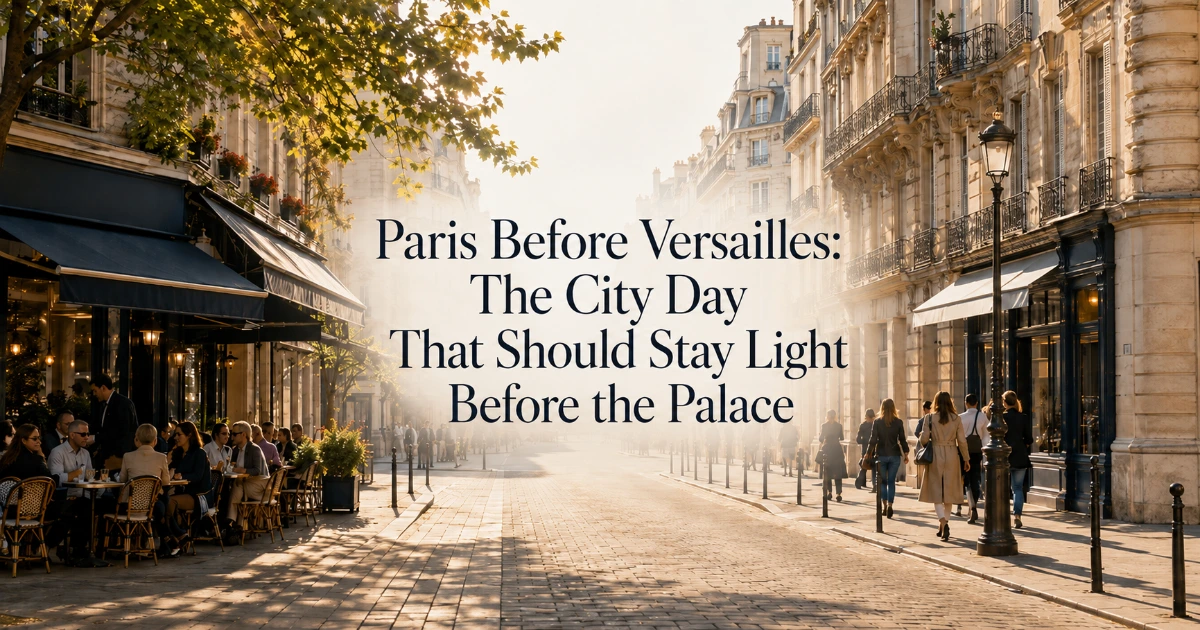Paris — Paris Before Versailles: The City Day That Should Stay Light Before the Palace