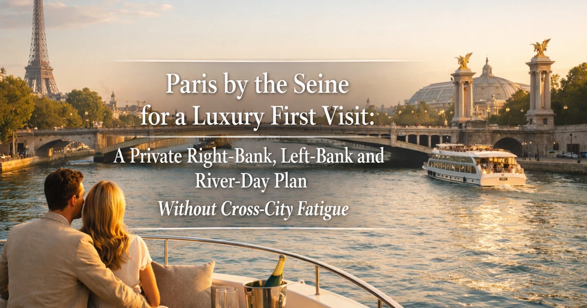 paris — Paris by the Seine for a Luxury First Visit: A Private Right-Bank, Left-Bank and River-Day Plan Without Cross-City Fatigue