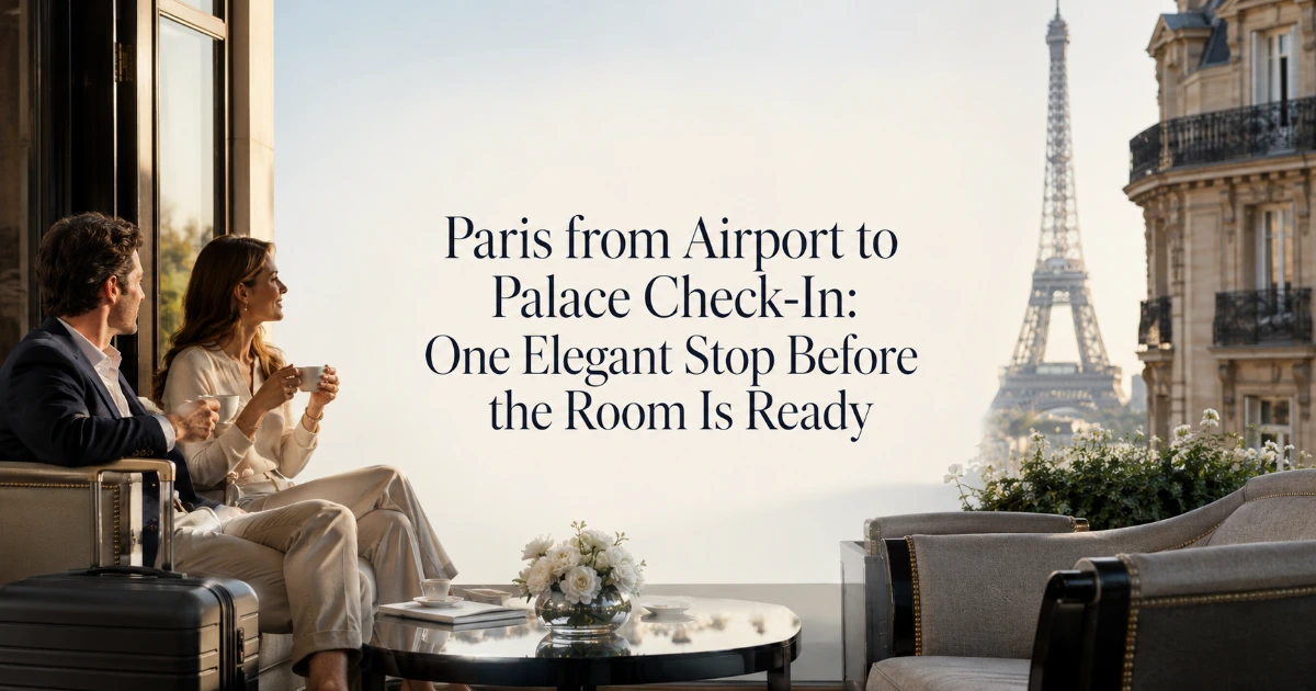 Paris — Paris from Airport to Palace Check-In: One Elegant Stop Before the Room Is Ready