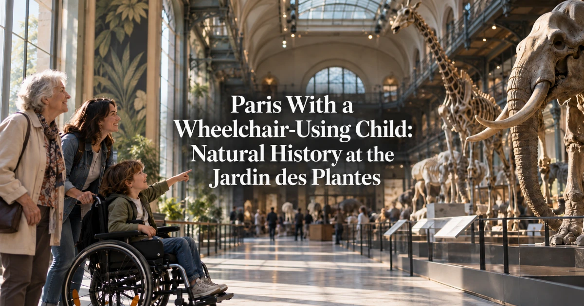 Paris — Paris With a Wheelchair-Using Child: Natural History at the Jardin des Plantes