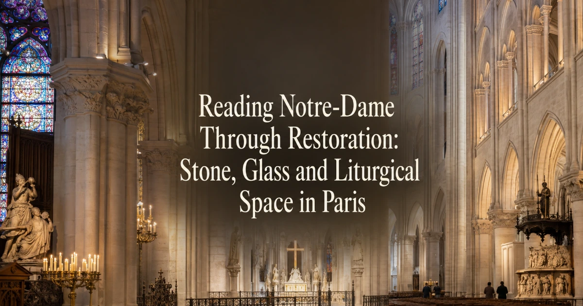 Paris — Reading Notre-Dame Through Restoration: Stone, Glass and Liturgical Space in Paris