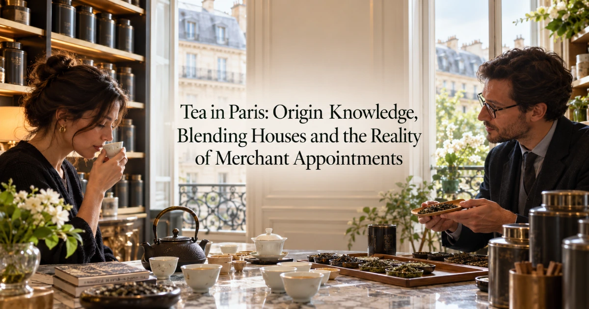 paris — Tea in Paris: Origin Knowledge, Blending Houses and the Reality of Merchant Appointments