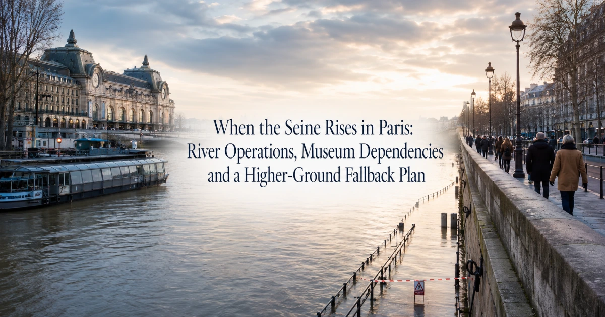 Paris — When the Seine Rises in Paris: River Operations, Museum Dependencies and a Higher-Ground Fallback Plan