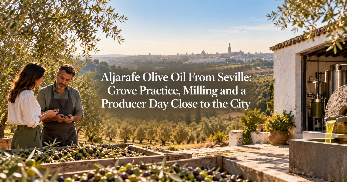 seville — Aljarafe Olive Oil From Seville: Grove Practice, Milling and a Producer Day Close to the City