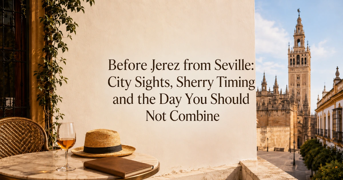 Seville — Before Jerez from Seville: City Sights, Sherry Timing and the Day You Should Not Combine