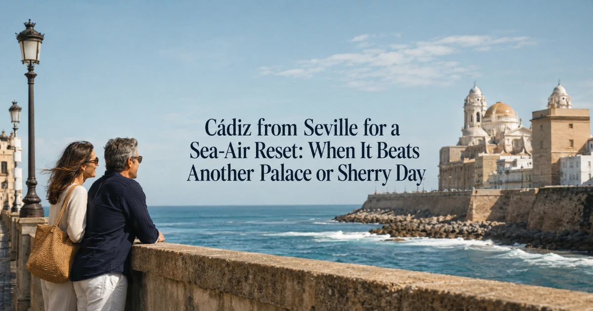 Seville — Cádiz from Seville for a Sea-Air Reset: When It Beats Another Palace or Sherry Day