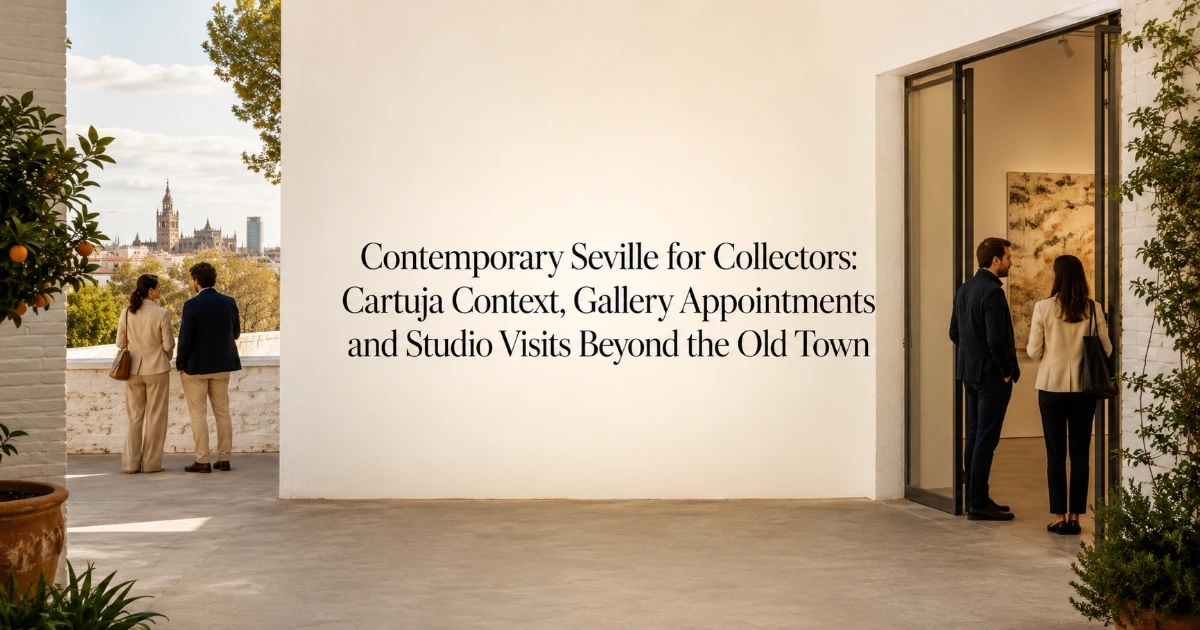 Seville — Contemporary Seville for Collectors: Cartuja Context, Gallery Appointments and Studio Visits Beyond the Old Town