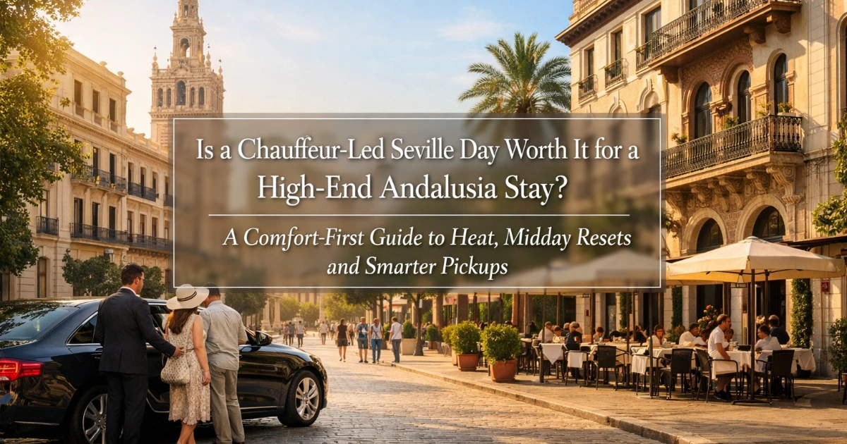 seville — Is a Chauffeur-Led Seville Day Worth It for a High-End Andalusia Stay? A Comfort-First Guide to Heat, Midday Resets and Smarter Pickups