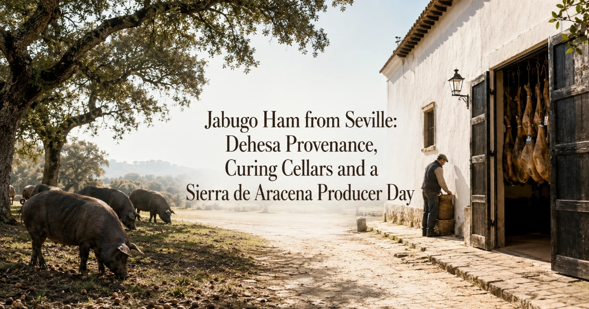 Seville — Jabugo Ham from Seville: Dehesa Provenance, Curing Cellars and a Sierra de Aracena Producer Day