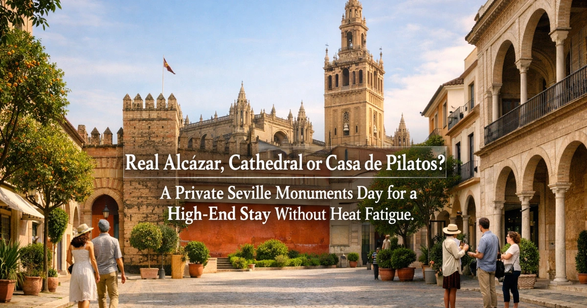 seville — Real Alcázar, Cathedral or Casa de Pilatos? A Private Seville Monuments Day for a High-End Stay Without Heat Fatigue