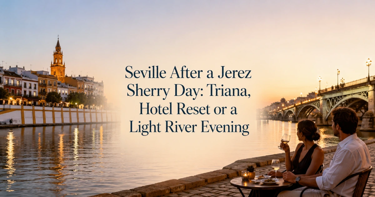 Seville — Seville After a Jerez Sherry Day: Triana, Hotel Reset or a Light River Evening
