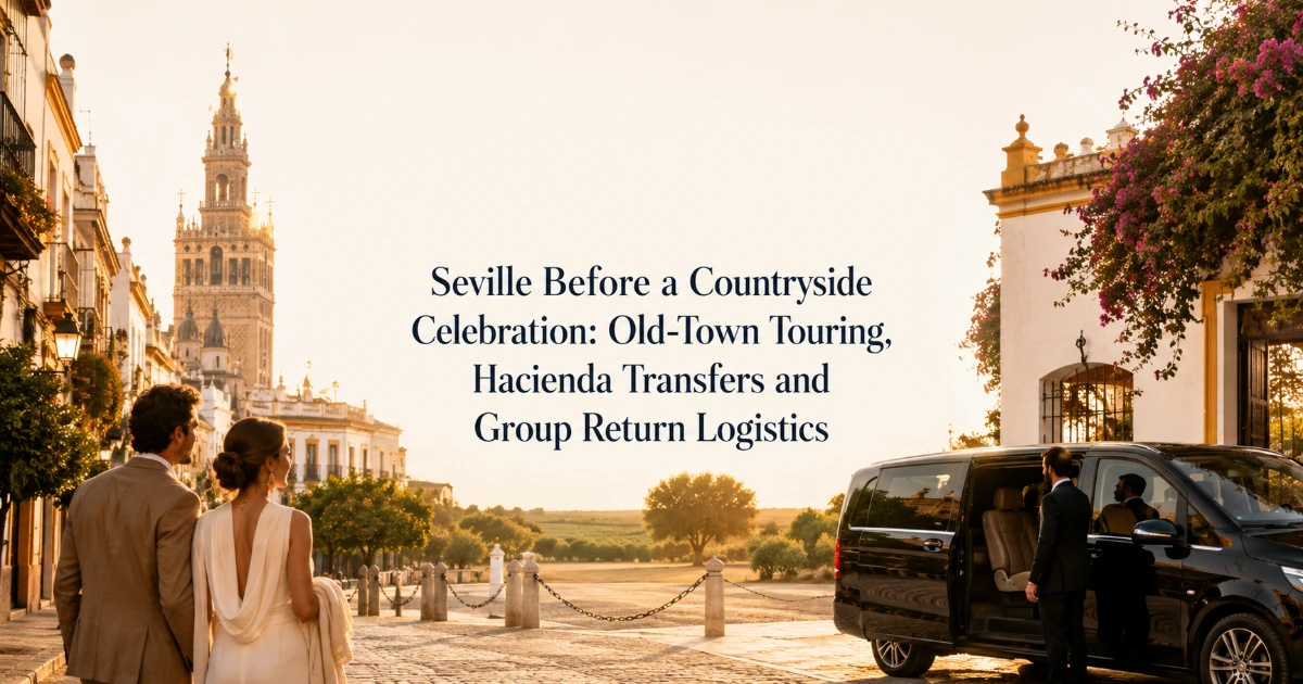 Seville — Seville Before a Countryside Celebration: Old-Town Touring, Hacienda Transfers and Group Return Logistics