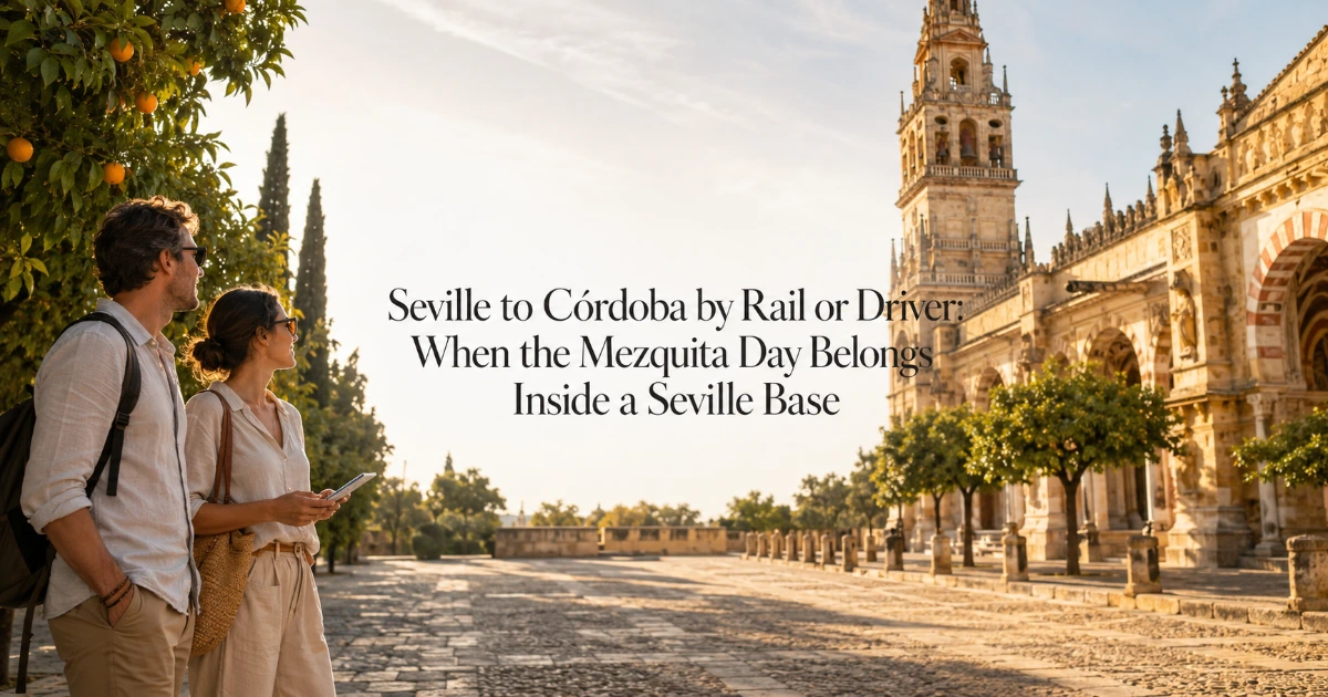 Seville — Seville to Córdoba by Rail or Driver: When the Mezquita Day Belongs Inside a Seville Base