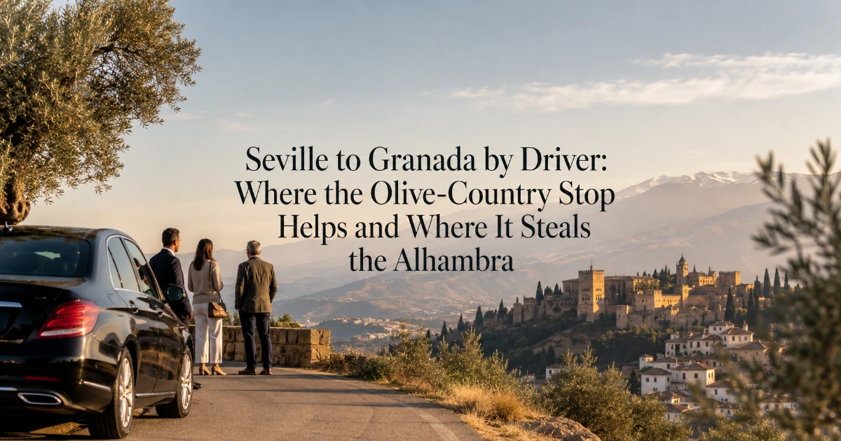 Seville — Seville to Granada by Driver: Where the Olive-Country Stop Helps and Where It Steals the Alhambra