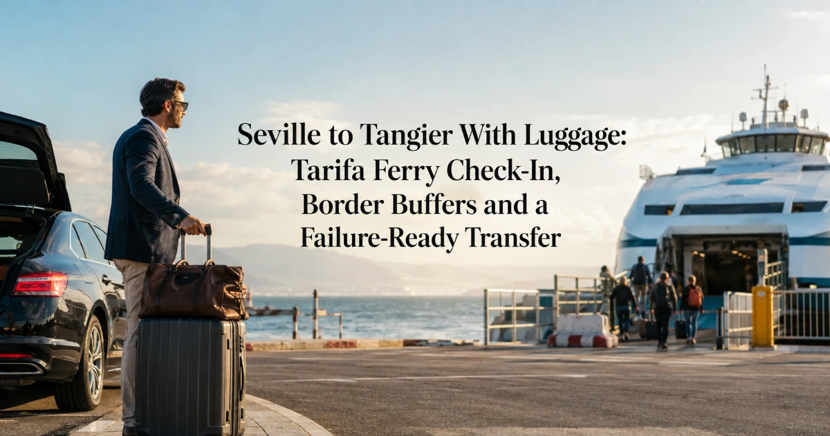Seville — Seville to Tangier With Luggage: Tarifa Ferry Check-In, Border Buffers and a Failure-Ready Transfer