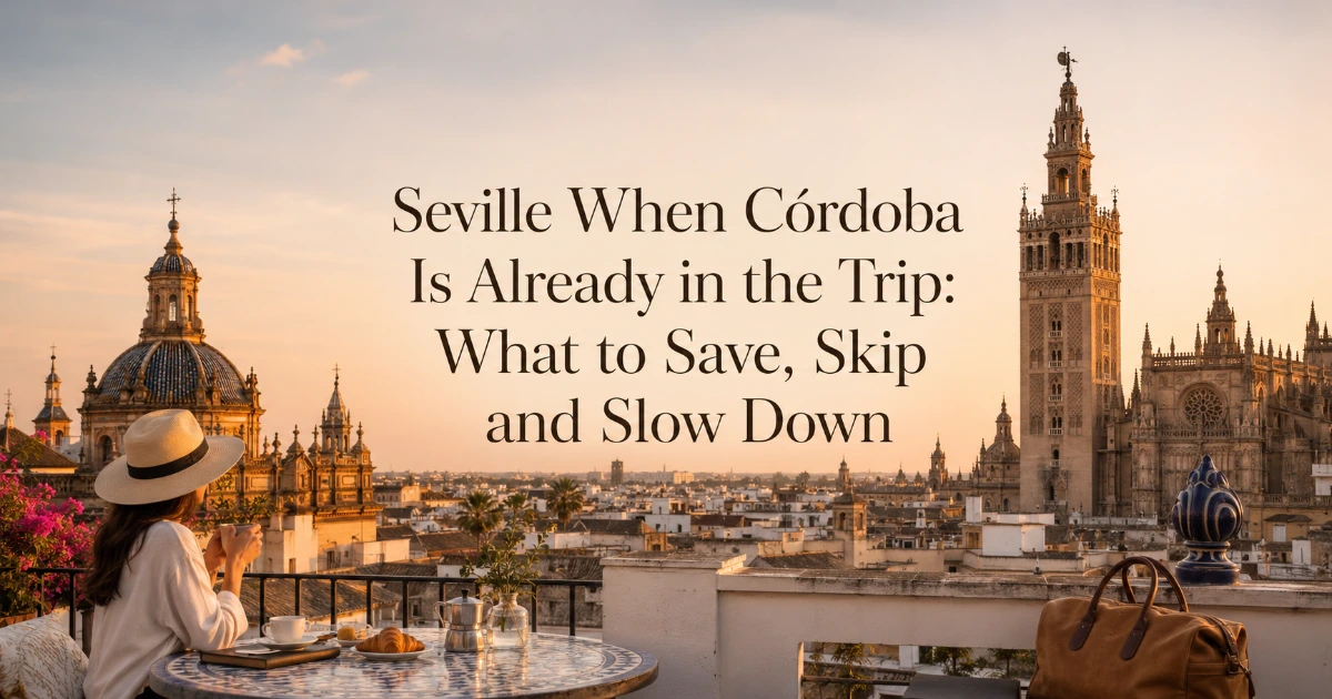Seville — Seville When Córdoba Is Already in the Trip: What to Save, Skip and Slow Down