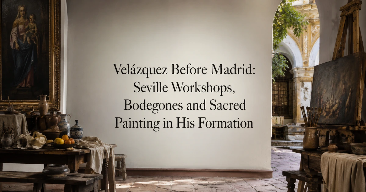 seville — Velázquez Before Madrid: Seville Workshops, Bodegones and Sacred Painting in His Formation