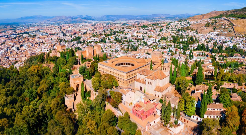 Alhambra palace towers 2