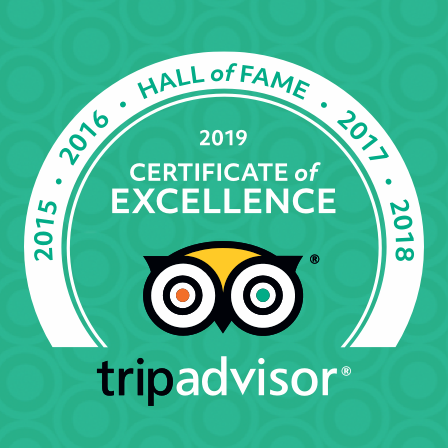 TripAdvisor Hall of Fame Award